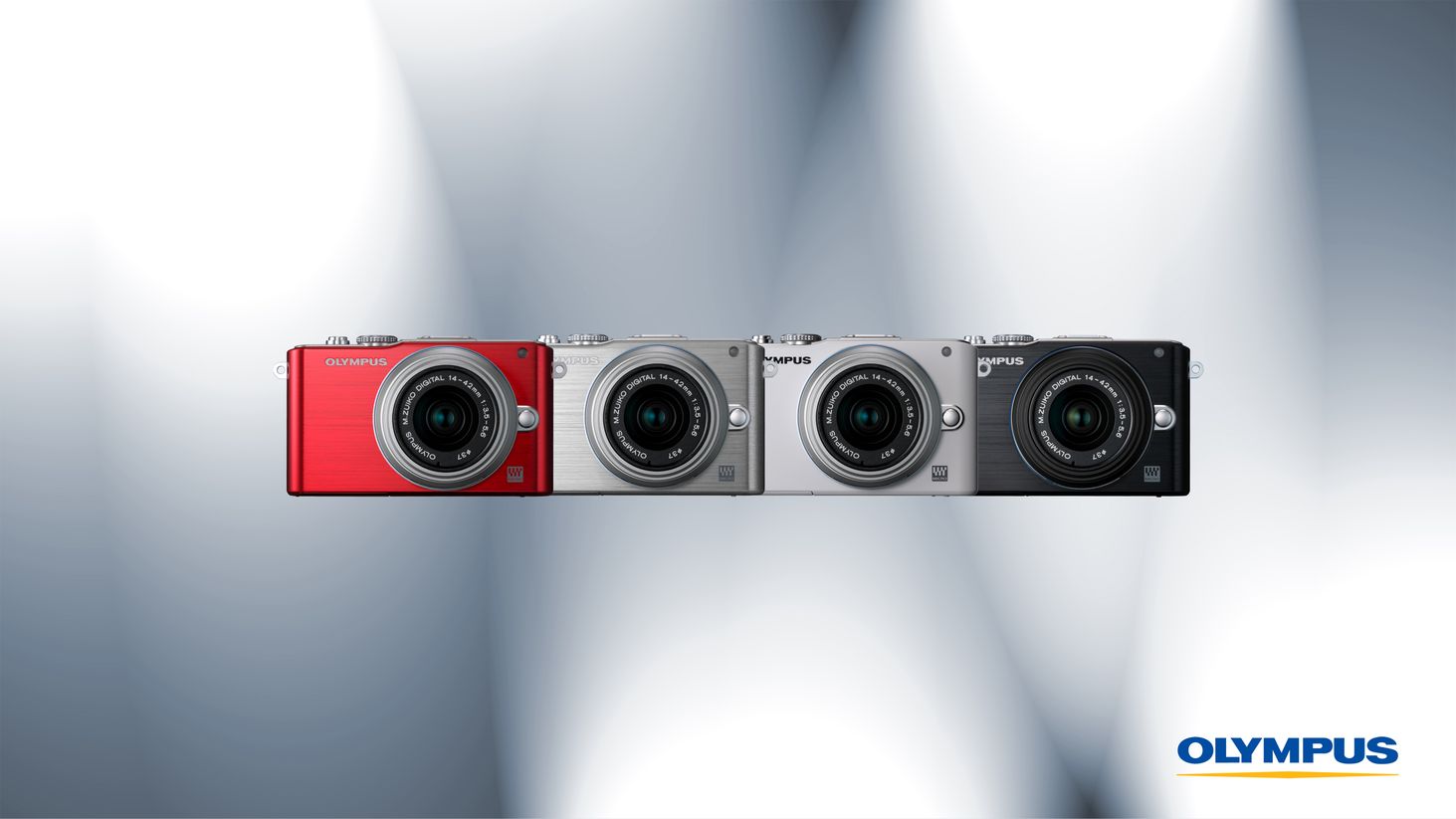 OLYMPUS E−PL3 E-PL3 RED Olympus PEN E-PL3 aparat systemowy (12 megapikseli