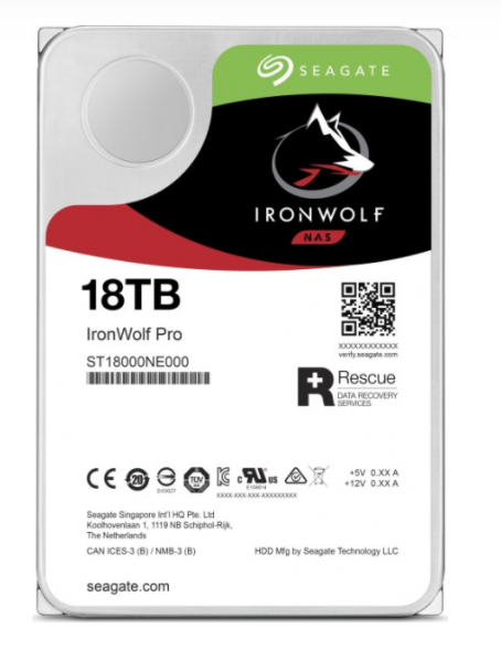 Dysk twardy Seagate IronWolf Pro 18TB 3,5 SATA Hel (ST18000NE000