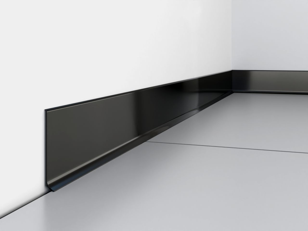 Czarna RAL 9005 Creativa listwa