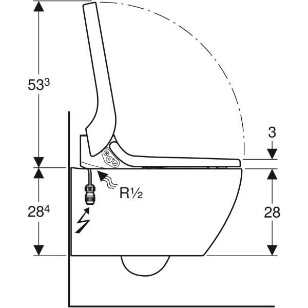 geberit rysunek techniczny