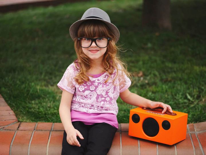 TinyGeeks Tunes Kids Boombox odtwarzacz CD dla dzieci, nowość 2022