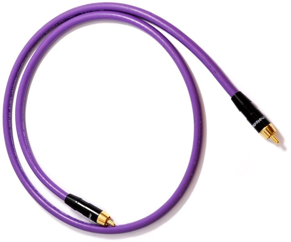 Melodika MDCX05 Purple Rain Coaxial RCA-RCA – 0,5m - Opinie