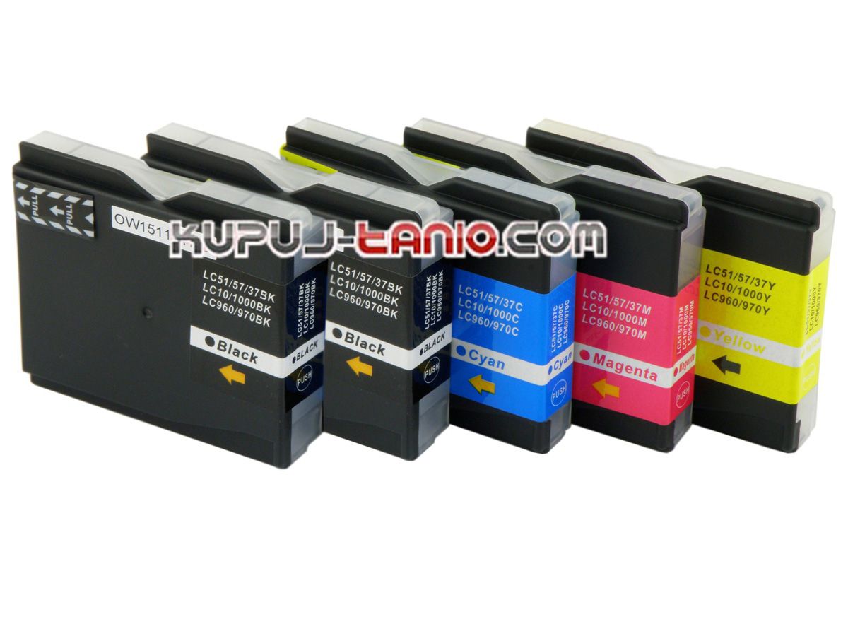 CARTUCCIA COMP. BROTHER LC970 LC1000 BLACK NERO DCP 130C 135C