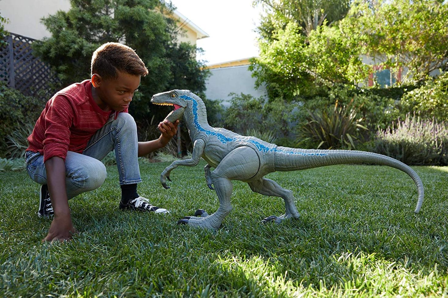 Mattel Jurassic World Dinozaur Mega Gigantyczna Blue 45 Cm Wysokosci I 106 Cm Dlugosci Gct93 Ceny I Opinie Ceneo Pl