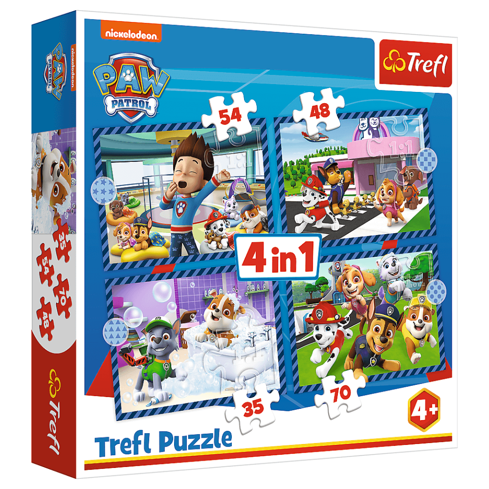 Puzzle 4w1 Psi Patrol, Psie sprawy
