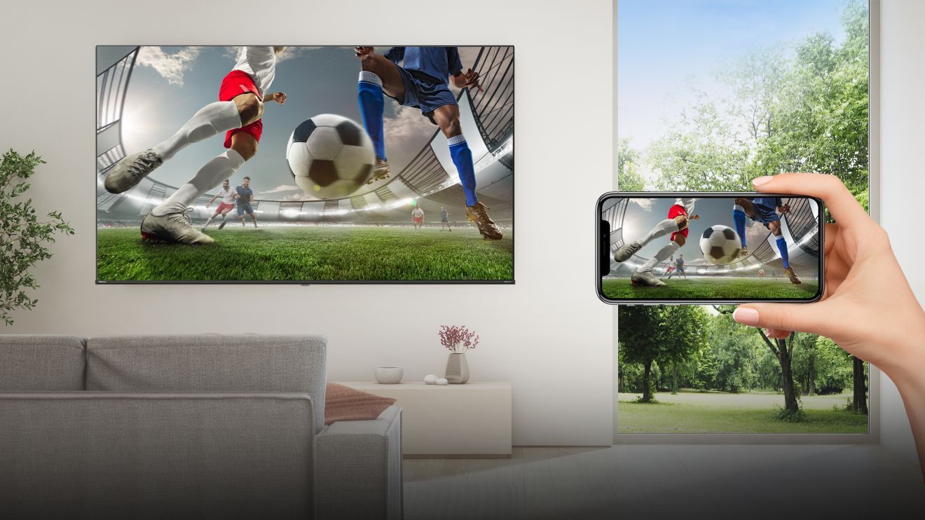 Hisense tv udostępnienie w telewizji
