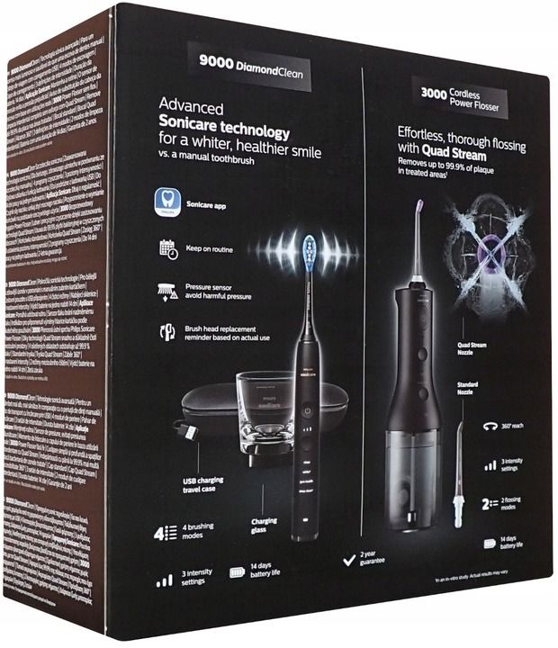 PHILIPS Sonicare 9000 DiamondClean 本体 PHILIPS Sonicare DiamondClean 9000 HX3866/41 - Opinie i ceny