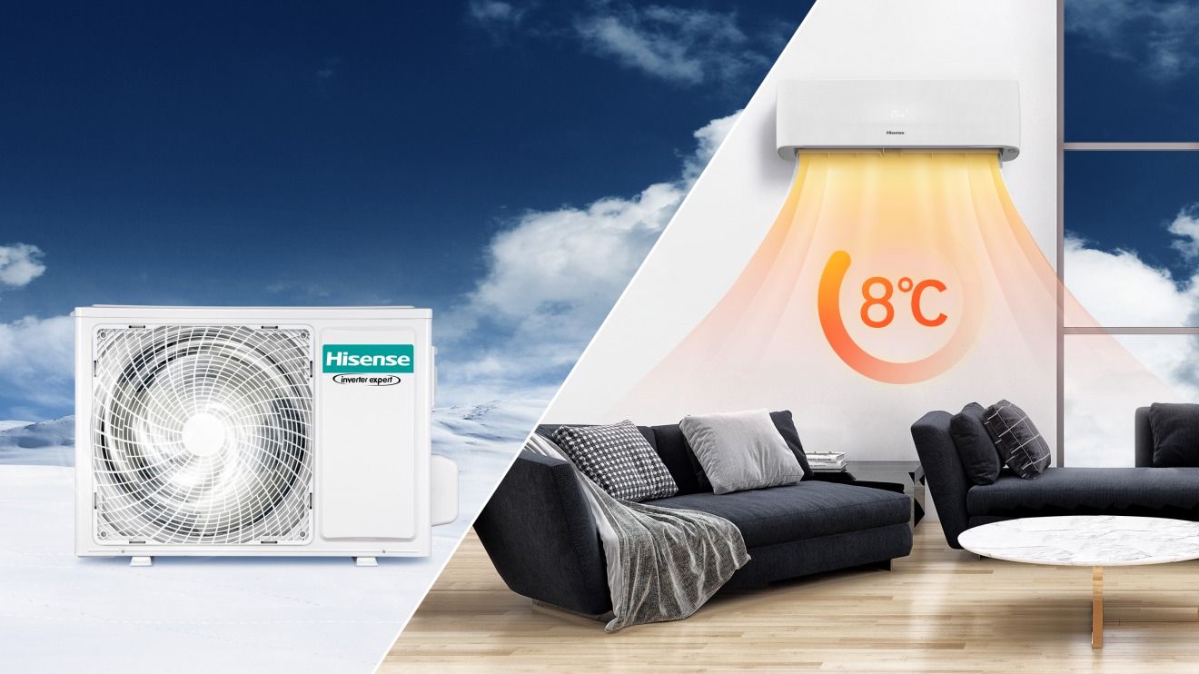 Hisense klimatyzator ogrzewanie 8stC