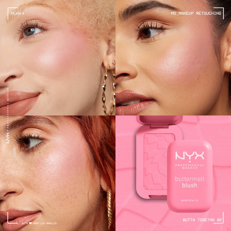 NYX Professional Makeup Buttermelt Blush 