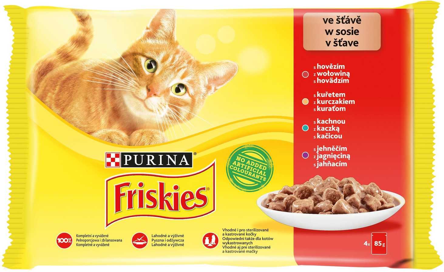 Friskies karma mokra w sosie dla kotów 