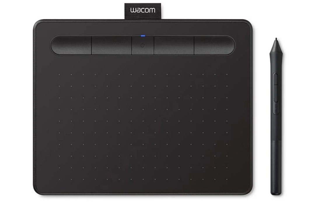 Wacom - WACOM Intuos Small ワイヤレス CTL-4100WL/E0 Tablet Wacom Intuos S Bluetooth Black (CTL-4100WLK-N
