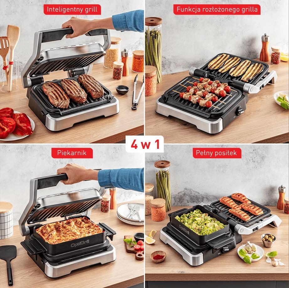 Grill Tefal OptiGrill GC774 - Opinie i ceny na