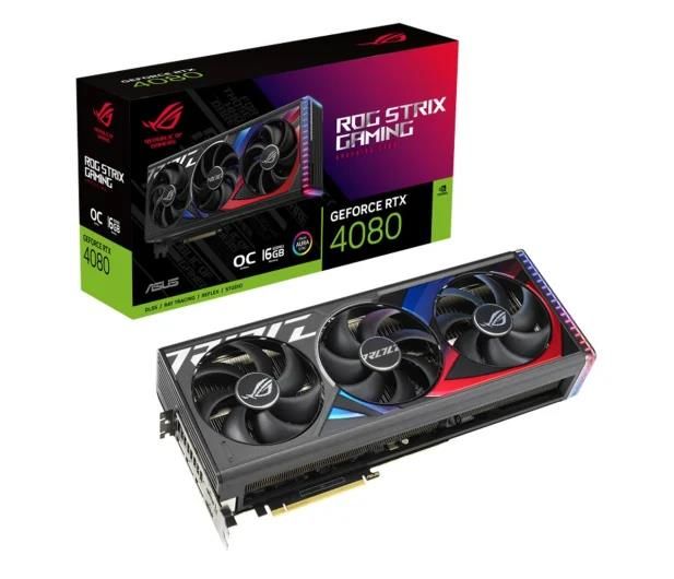 ASUS - 1 / 9 ASUS ROG-STRIX-RTX4080-O16G (注意事項あ ROG Strix GeForce RTX™ 4080 SUPER 16GB GDDR6X OC Edition