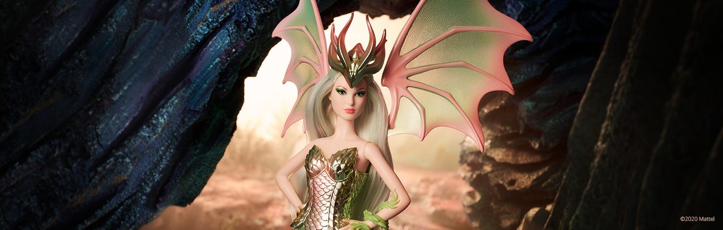 Lalka Barbie Signature SMOK MYTHICAL MUSE DRAGON EMPRESS GHT44