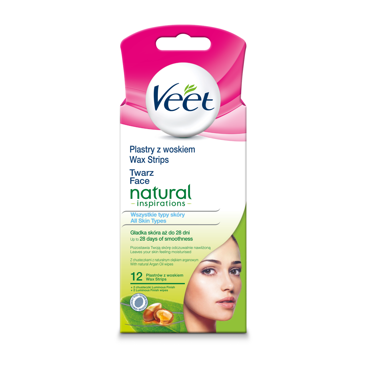 Produkt do depilacji Veet Natural Inspirations plastry do depilacji