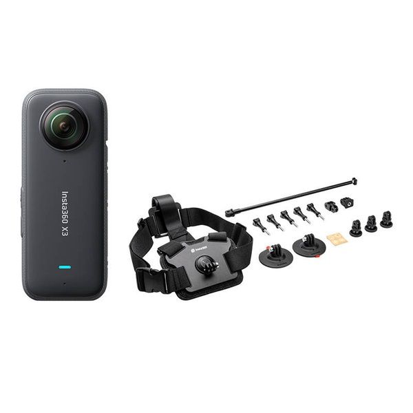 Kamera sportowa Insta360 KIT 360° ceny zestaw, i kamera na Opinie X3 - SNOW 