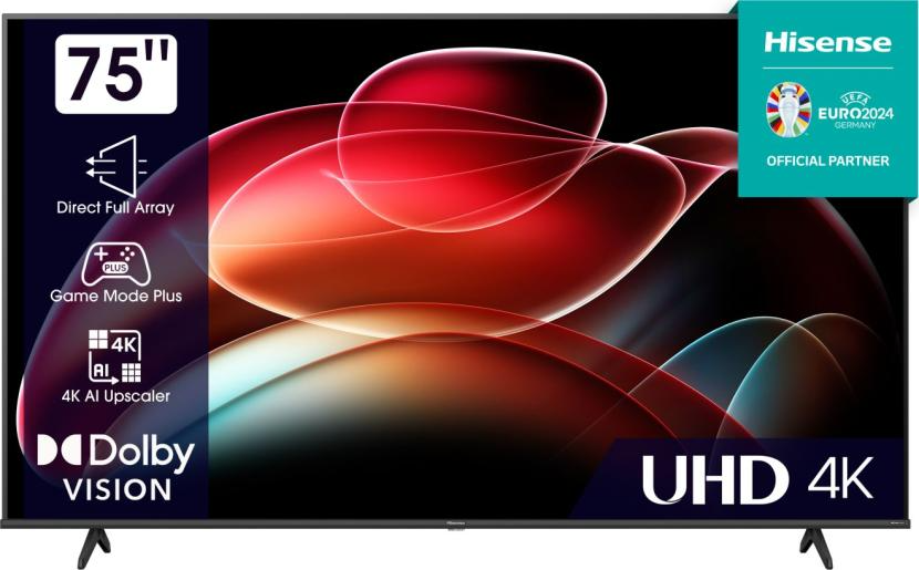 Telewizor LED Hisense 75A6K 75 cali 4K UHD 75 cali - Opinie i ceny
