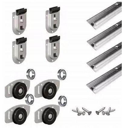 SZAFA DWUDRZWIOWA PRZESUWNA SONOMA 110CM pojemna garderoba do sypialni