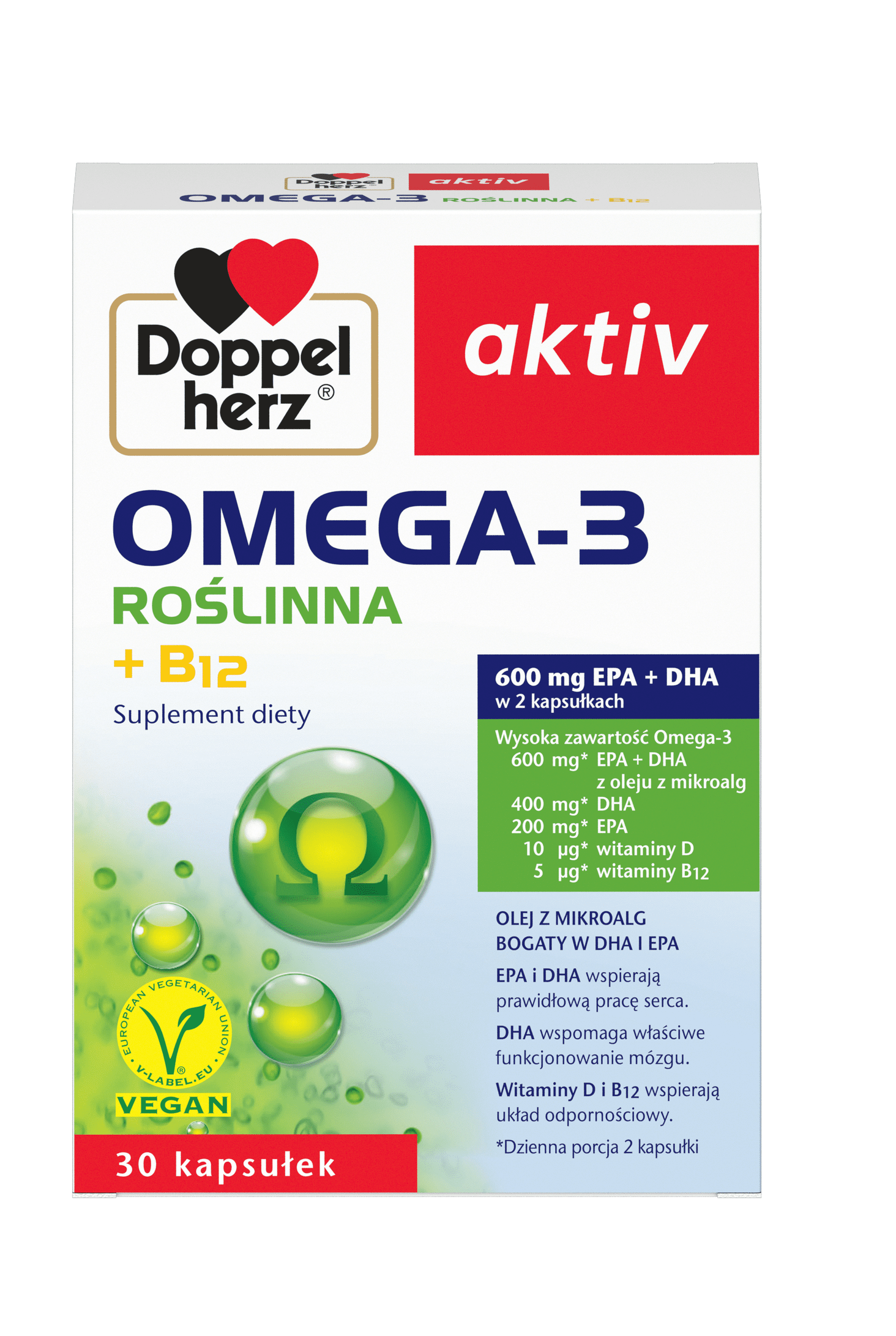 Queisser Doppelherz Aktiv Omega 3 Ro linna 30Kaps. Opinie i ceny