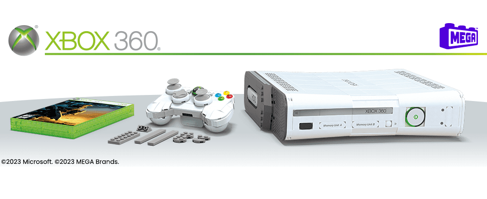 MEGA Showcase Microsoft Xbox 360 Collector Building Set HWW15 - Ceny i ...