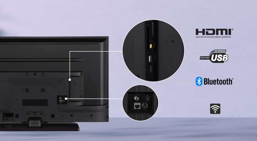 Toshiba 43LV3E63DG - Duża liczba złączy