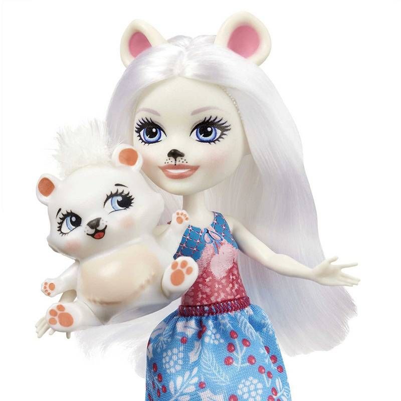 Mattel Enchantimals Jajko Upominek Niedźwiedź polarny Lalka Pristina Polar  Bear i figurka Diver GPL94 GTM38