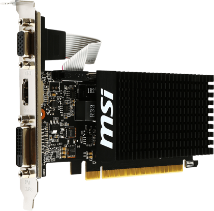 MSI GeForce GT 710 2GB LP GDDR3 - Karta graficzna - Opinie i