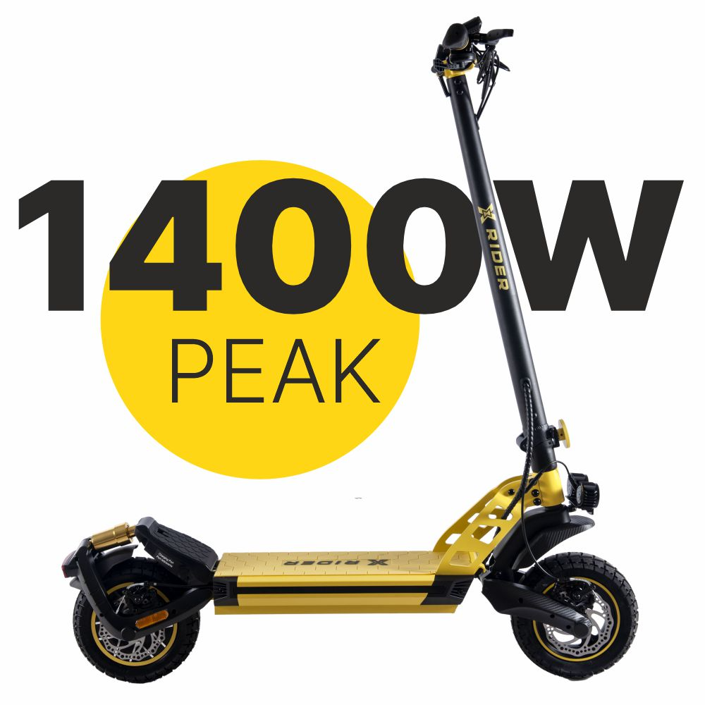 Manta XRIDER F10 Żółty - Silnik 1400W