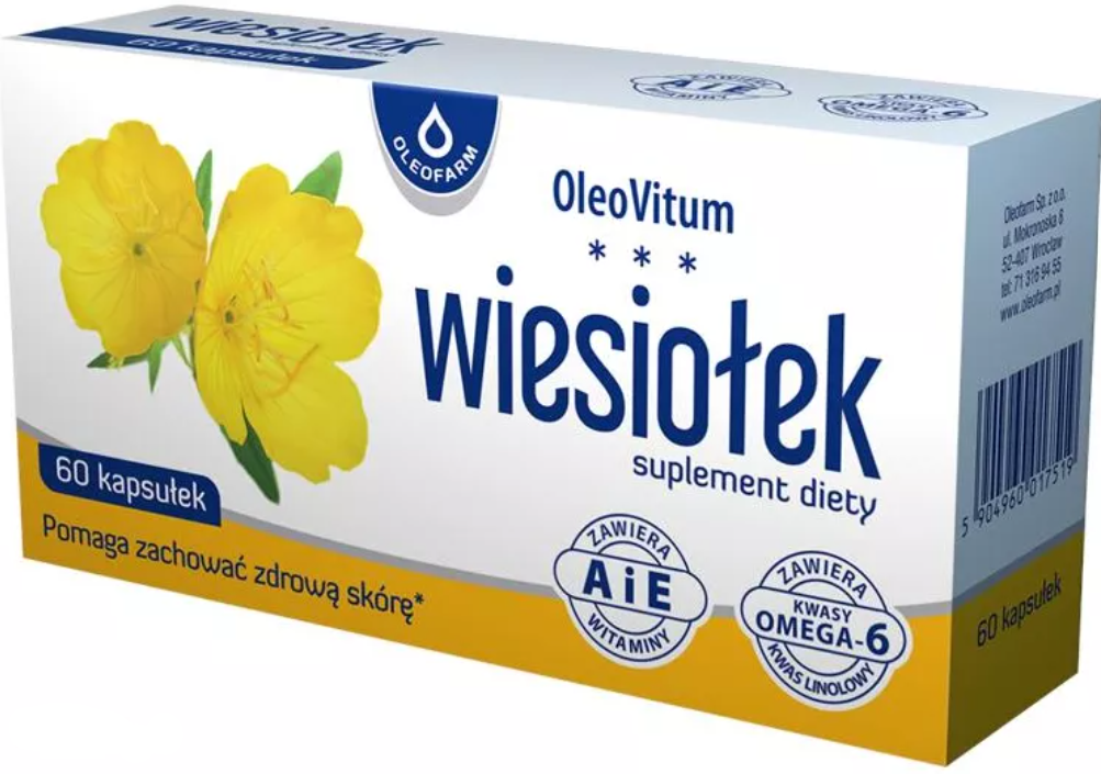 Oleofarm Wiesiołek OleoVitum 60 kapsułek