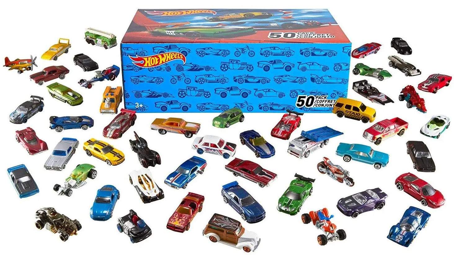 Hot Wheels Samochodziki 50-Pak V6697 - Ceny i opinie - Ceneo.pl