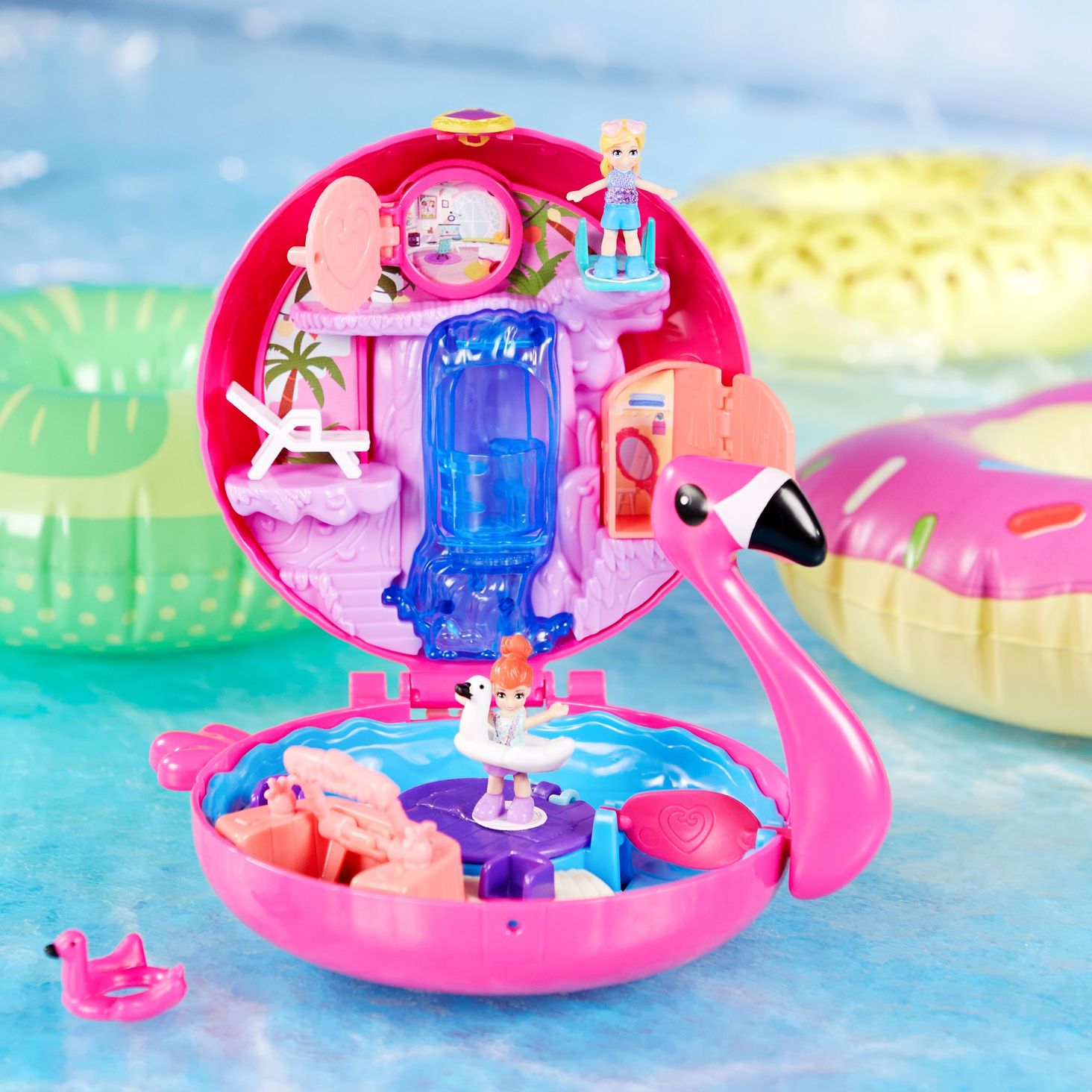 Polly Pocket - Kit Mundo da Mini Polly - Flamingo Surpresa Fry38