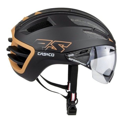 Kask rowerowy CASCO SPEEDairo 2 RS Amber M + szyba VAUTRON