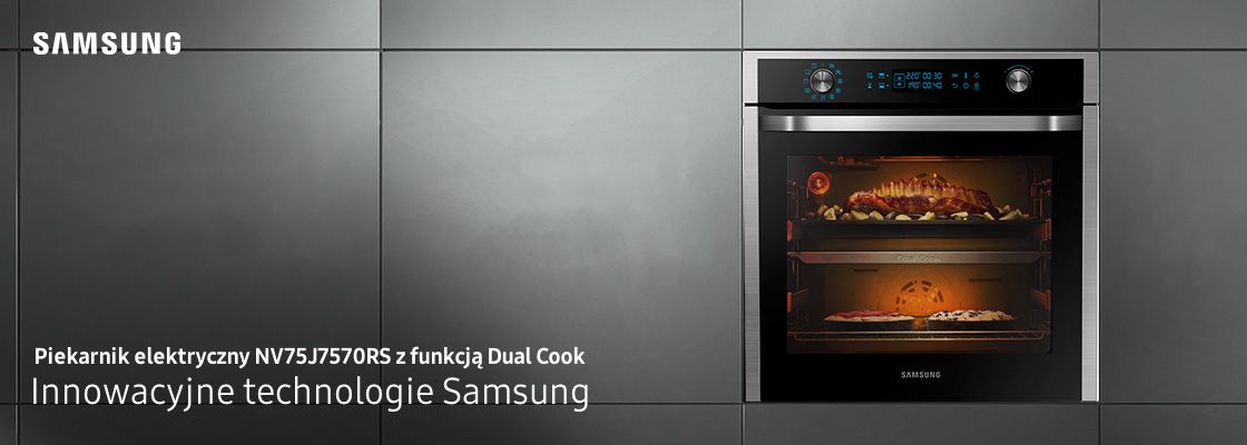 Samsung NV75J7570RS 75L Electric Oven with Dual Cook