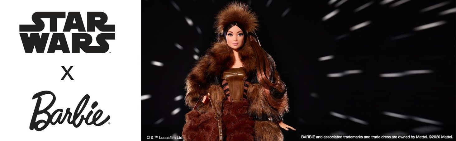 Lalka Barbie kolekcjonerska Star Wars Chewbacca GMM96 Ceny i