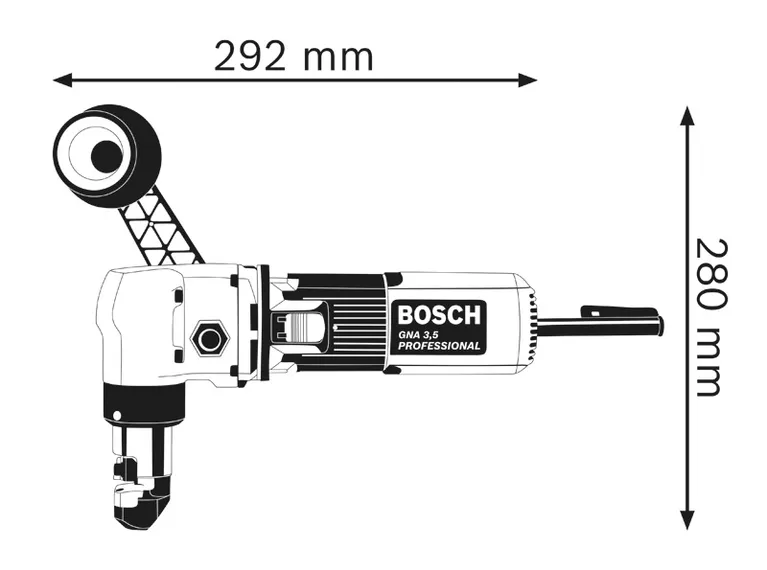 Bosch GNA 3,5 Professional wymiary