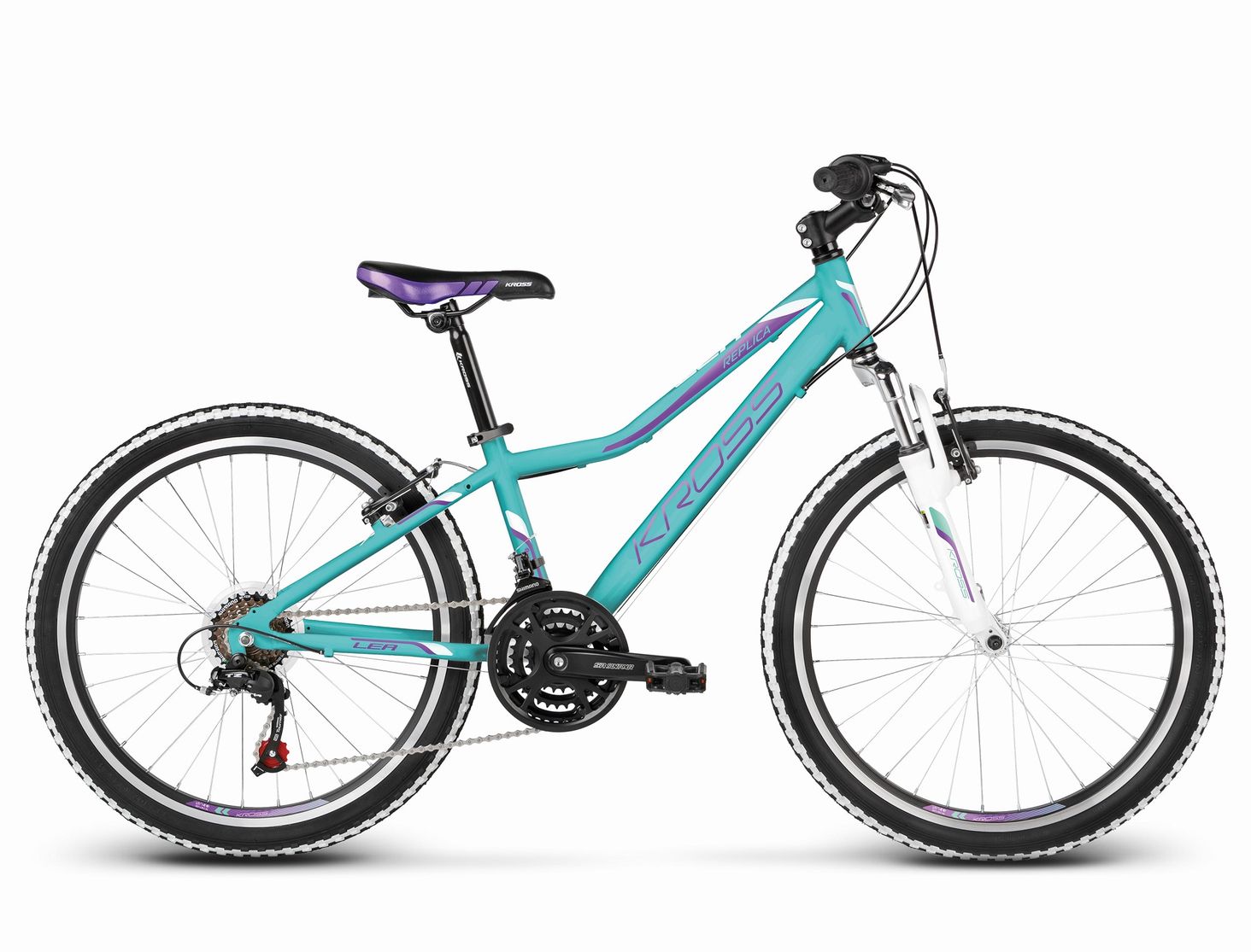 Rower Kross Lea Replica Turkusowy Fioletowy 2016 Rowery Górskie