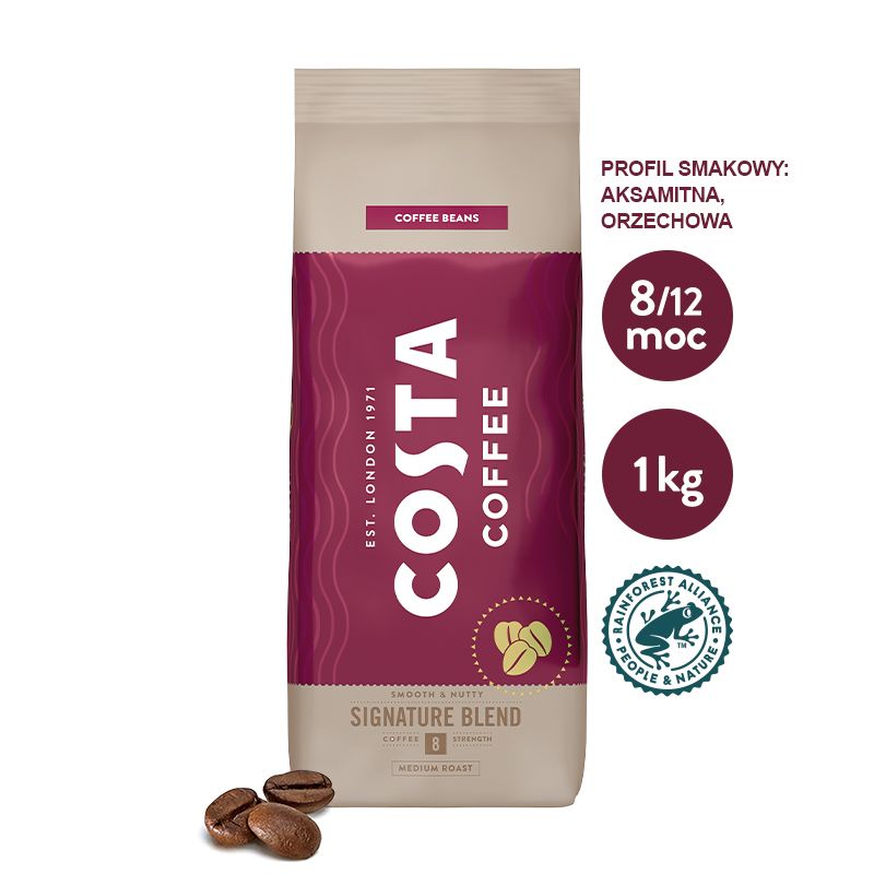 暖色系 コスタ珈琲豆 COSTA COFFEE 特別価額 シグネチャーブレンド 1kg