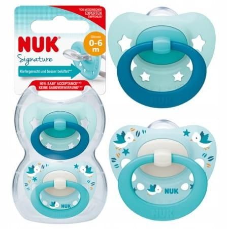NUK Classic Signature turkusowy 2 szt. - 1 