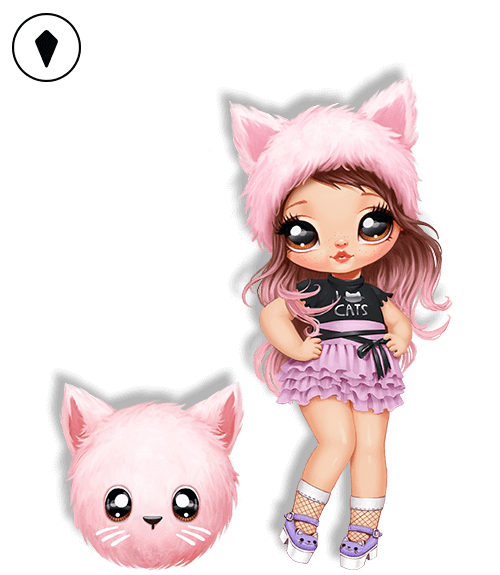 Nanana♡ NaNaNa Surprise ULTIMATE TĘCZOWY KOT LALKA RAINBOW