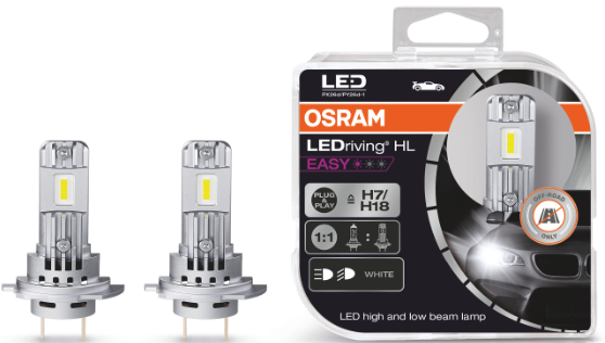 Osram Ledriving Hl Easy H7 12V 16.2W 6000K White Os 64210Dwesy Hcb