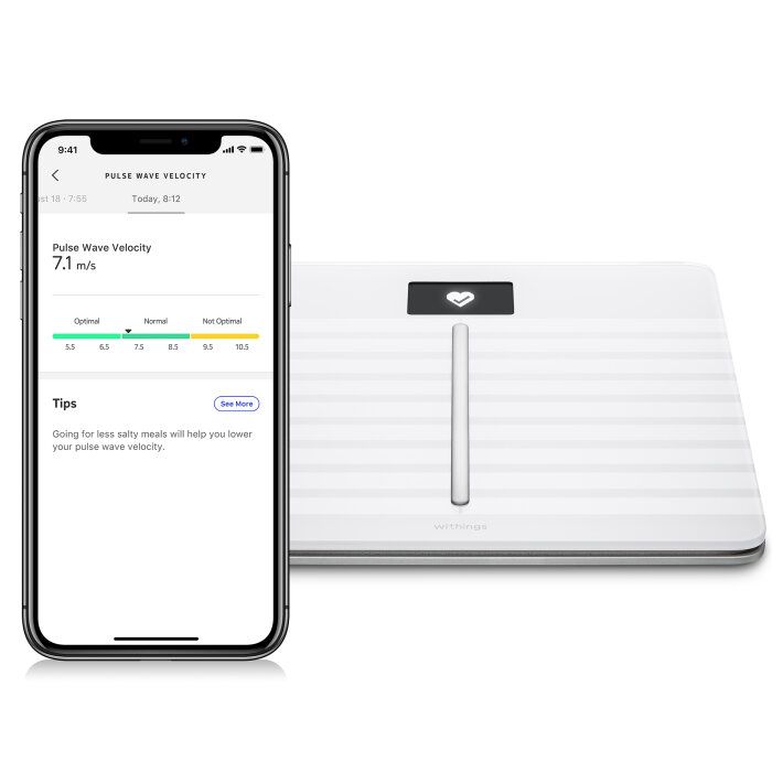 Withings スマート体重計 Body Cardio WBS04 ホワイト Amazon.co.jp