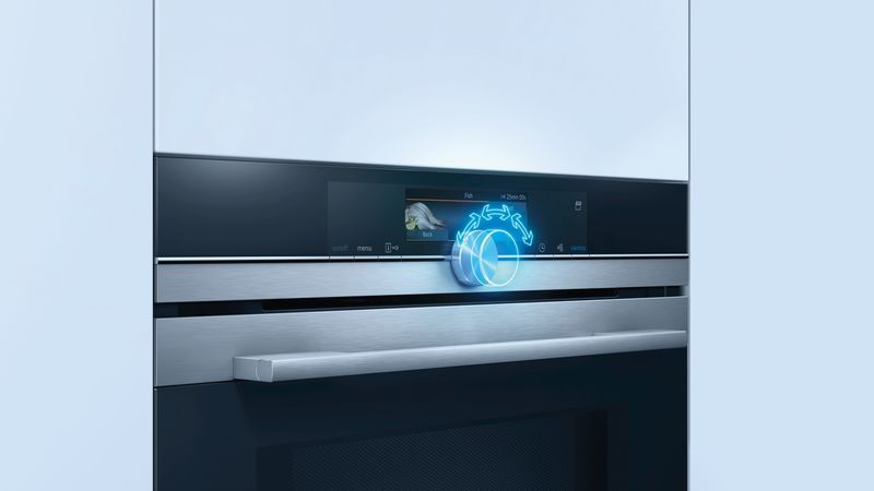 Компактный духовой шкаф siemens cm636gbw1