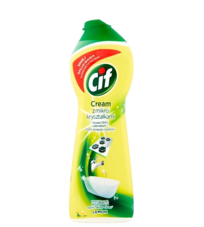 Cif Cream Lemon Z Mikrokryształkami Mleczko 300g