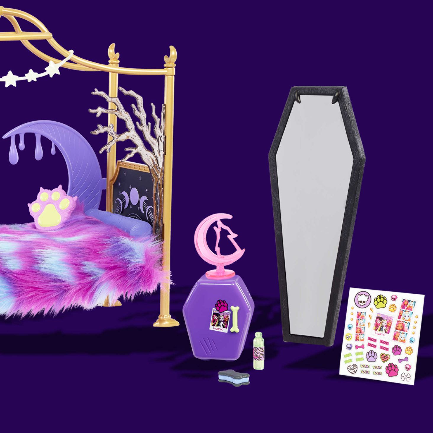 Monster High Clawdeen's Bedroom Playset