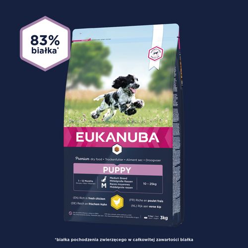 EUKANUBA sucha karma dla szczeniąt dużych ras