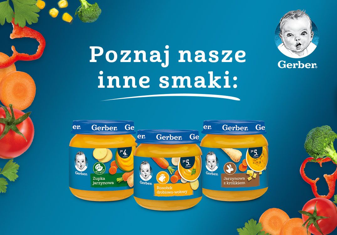Gerber Krem z jasnych warzyw z kurczakiem - 5