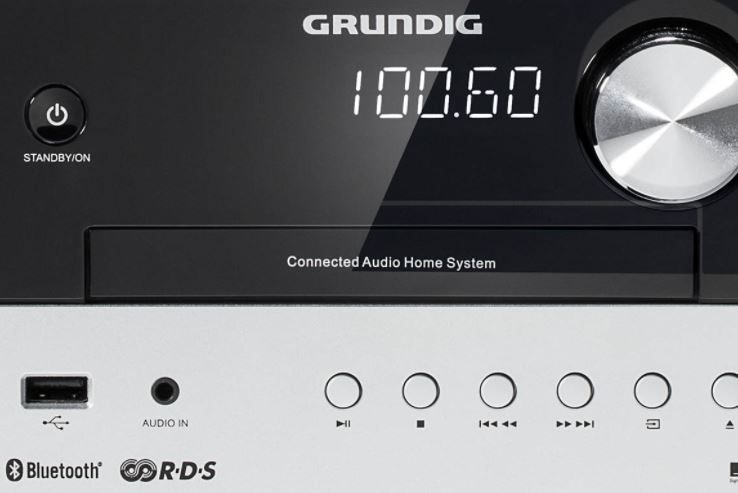 Grundig CMS 3000 BT DAB – Sistema HiFi Da 30W Con Bluetooth, Radio DAB+ E FM (Nero)