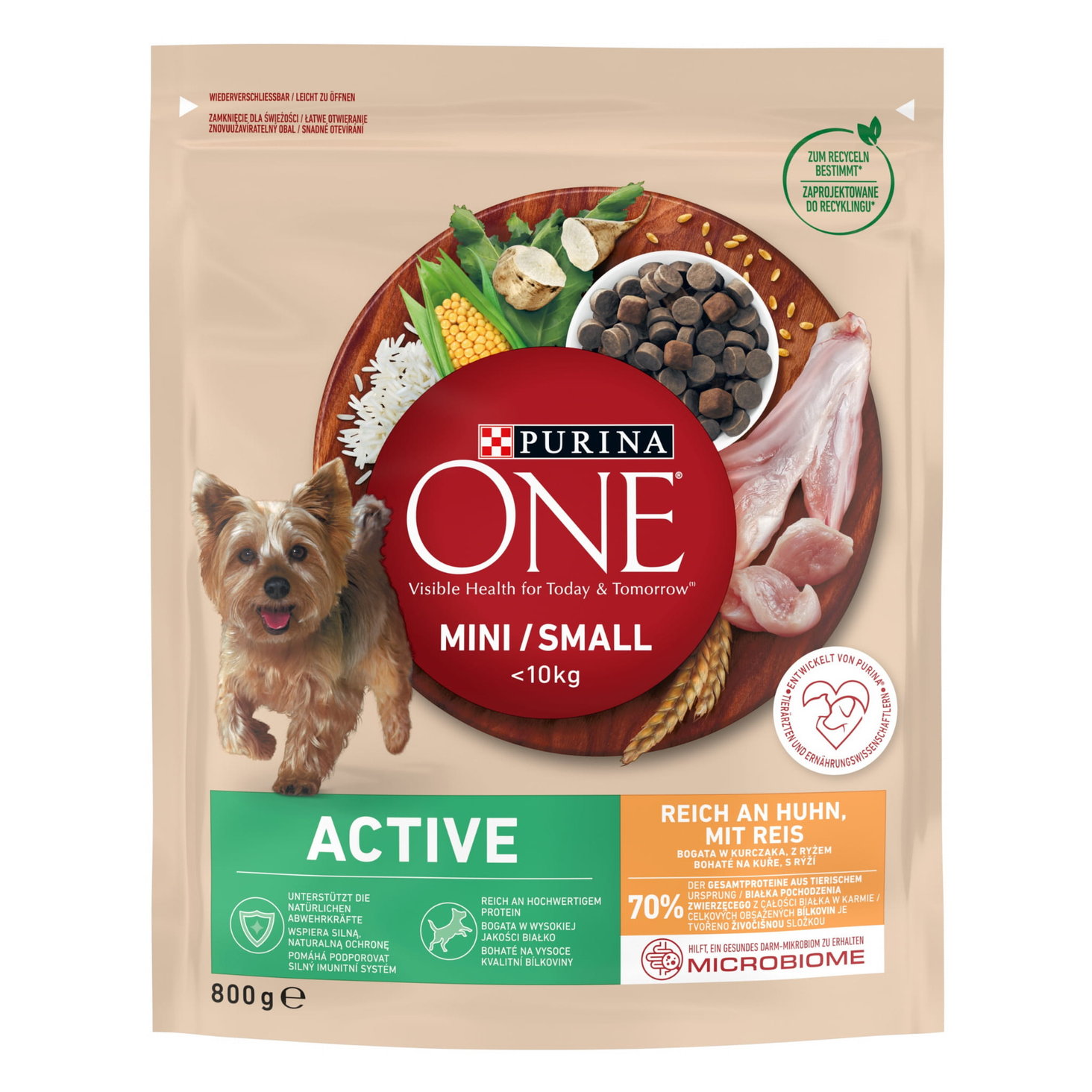 格安saleスタ Mini One Purina Karma Active opinie i Ceny - 800G Kurczak キャットフード