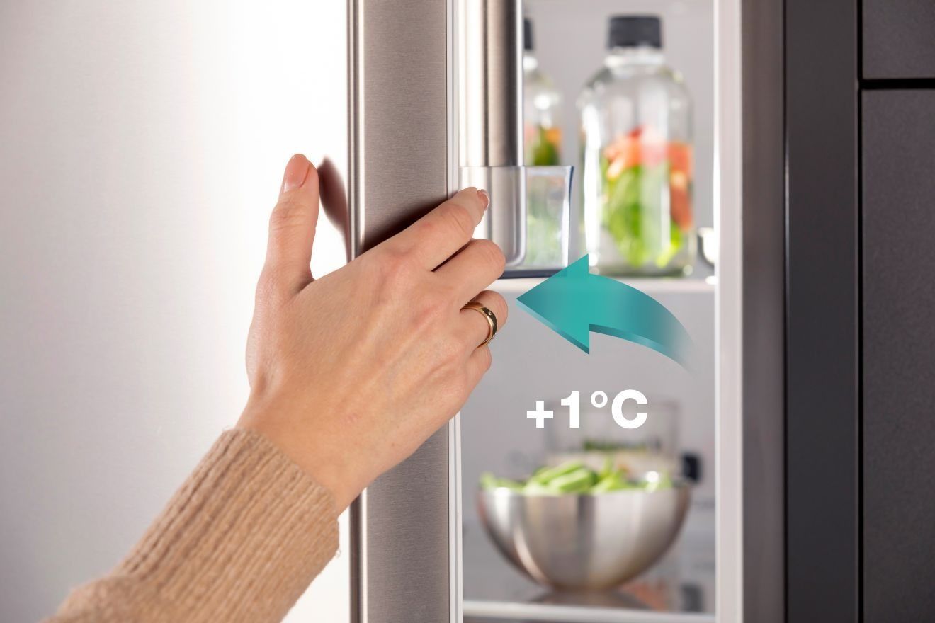 Lodówka Hisense RM469N4AFD1 z zamrażalnikiem dolnym 200 cm