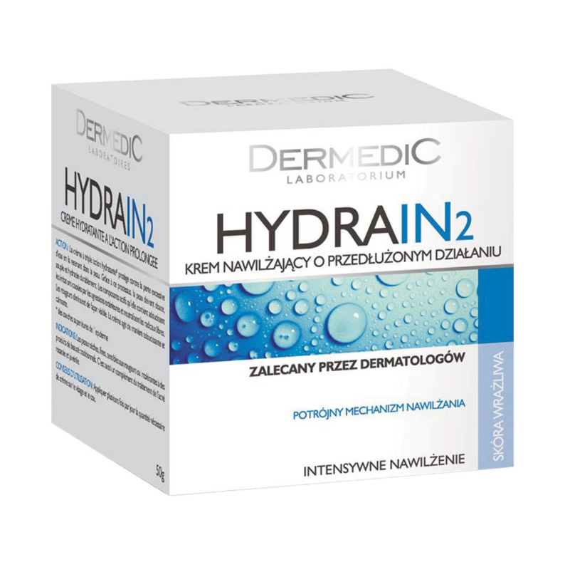 Dermedic Hydrain 2 Krem intensywnie nawilżający 50g_1